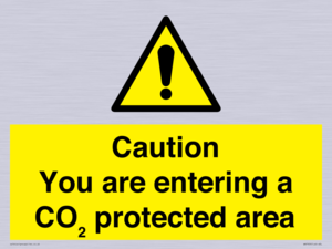 WN7909: Caution you are entering a CO₂ protected area