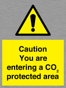 WN7909: Caution you are entering a CO₂ protected area