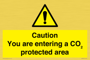 WN7909: Caution you are entering a CO₂ protected area