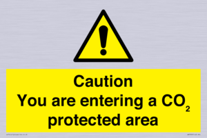 WN7909: Caution you are entering a CO₂ protected area