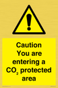 WN7909: Caution you are entering a CO₂ protected area