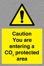 WN7909: Caution you are entering a CO₂ protected area