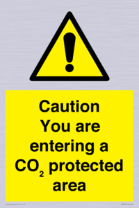 WN7909: Caution you are entering a CO₂ protected area