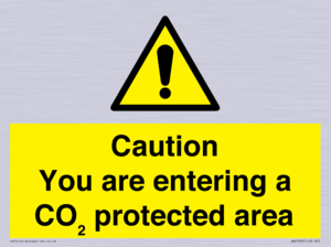 WN7909: Caution you are entering a CO₂ protected area
