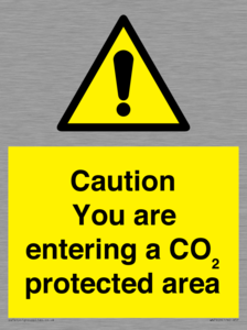 WN7909: Caution you are entering a CO₂ protected area