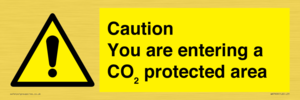 WN7909: Caution you are entering a CO₂ protected area