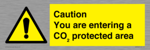 WN7909: Caution you are entering a CO₂ protected area