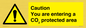 WN7909: Caution you are entering a CO₂ protected area