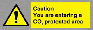 WN7909: Caution you are entering a CO₂ protected area