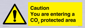WN7909: Caution you are entering a CO₂ protected area