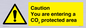 WN7909: Caution you are entering a CO₂ protected area