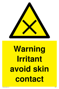 WN97: irritant avoid skin contact