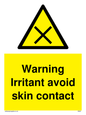 WN97: irritant avoid skin contact