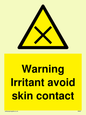 WN97: irritant avoid skin contact