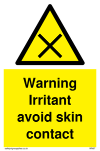 WN97: irritant avoid skin contact