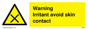 WN97: irritant avoid skin contact