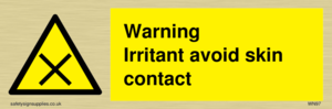 WN97: irritant avoid skin contact