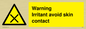 WN97: irritant avoid skin contact
