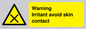 WN97: irritant avoid skin contact