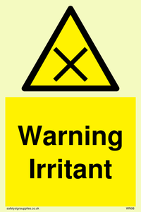 WN98: warning irritant