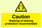 WP278: wearing of hearing protection recommended