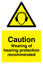 WP278: wearing of hearing protection recommended