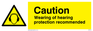 WP278: wearing of hearing protection recommended