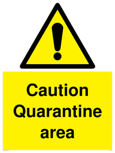 WP5457: Caution Quarantine area