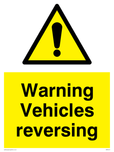 WR5373: Warning Vehicles reversing