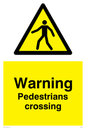 WR5622: Warning Pedestrians crossing
