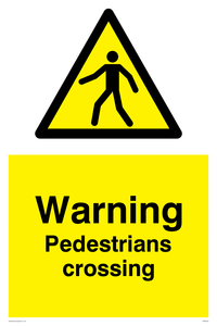 WR5622: Warning Pedestrians crossing