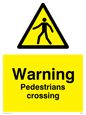WR5622: Warning Pedestrians crossing