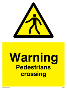 WR5622: Warning Pedestrians crossing
