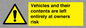 WR5661: Vehicles and their contents are left entirely at owners risk