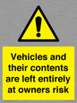 WR5661: Vehicles and their contents are left entirely at owners risk