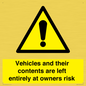 WR5661: Vehicles and their contents are left entirely at owners risk
