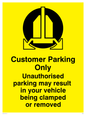 WR5854: Customer Parking Cars may be clamped