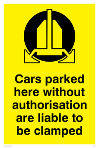 WR594: Cars liable to be clamped