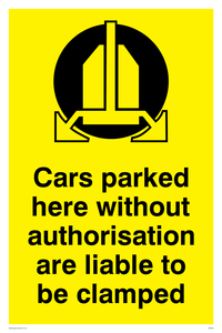 WR594: Cars liable to be clamped