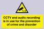 WT10554: CCTV and audio recording is in use for the prevention of crime and disorder
