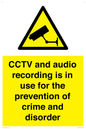 WT10554: CCTV and audio recording is in use for the prevention of crime and disorder