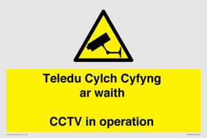 WT10588: Teledu Cylch Cyfyng ar waith CCTV in operation
