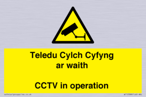 WT10588: Teledu Cylch Cyfyng ar waith CCTV in operation