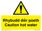 WT13074: Rhybudd dwr poeth