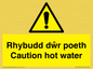 WT13074: Rhybudd dwr poeth