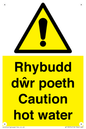 WT13074: Rhybudd dwr poeth