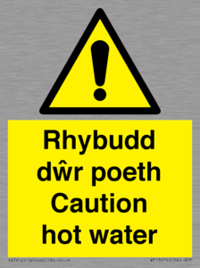 WT13074: Rhybudd dwr poeth