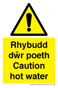 WT13074: Rhybudd dwr poeth