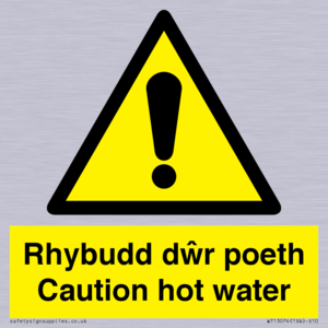 WT13074: Rhybudd dwr poeth