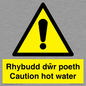 WT13074: Rhybudd dwr poeth